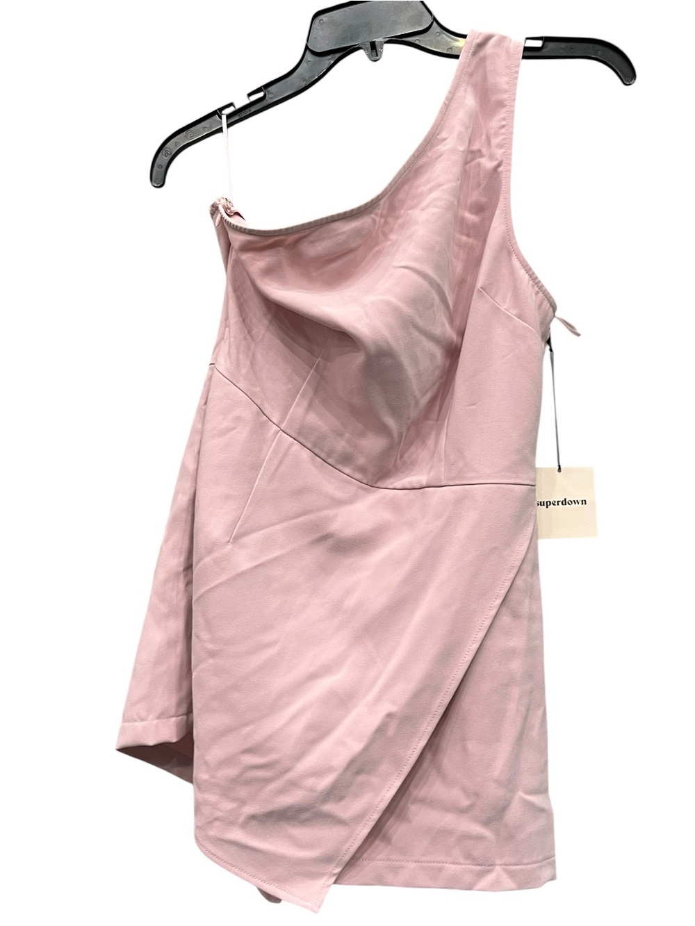 NWT Superdown x revolve | Light Pink One Shoulder Romper S